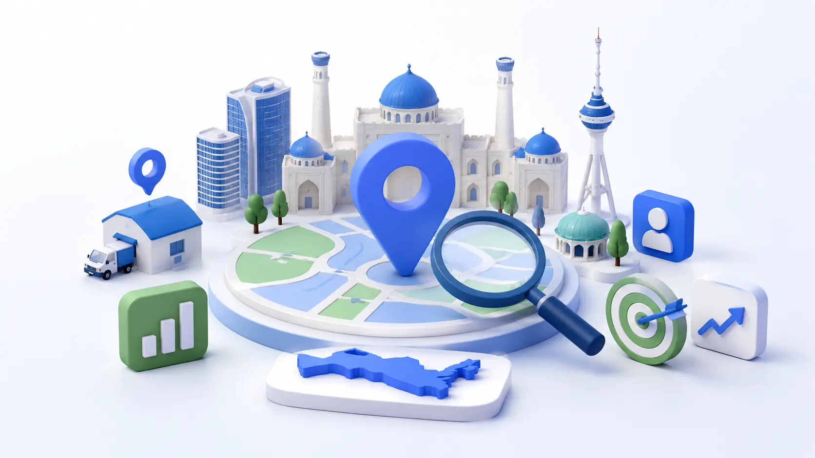 Geo SEO в Ташкенте и Узбекистане: как привлечь клиентов из поиска
