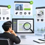 SEO-специалист анализирует сайт и конкурентов в поисковой выдаче