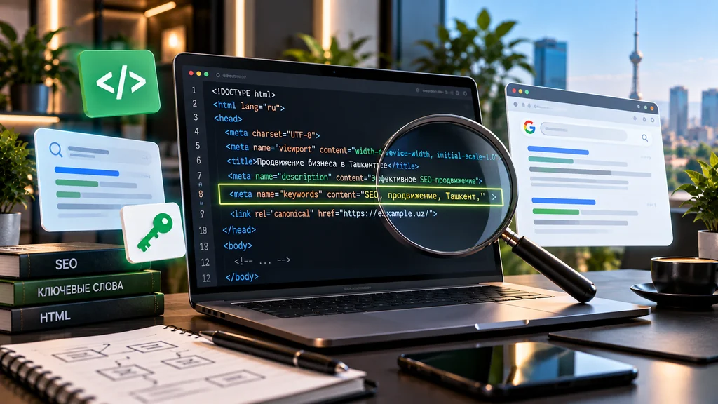 Meta keywords в HTML-коде сайта